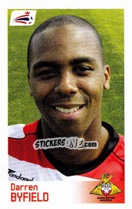 Sticker Darren Byfield - Coca-Cola Championship 2008-2009 n. 238 - Panini