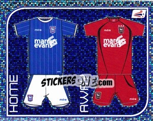 Sticker Ipswich Town Kits - Coca-Cola Championship 2008-2009 - Panini