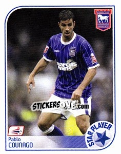 Sticker Pablo Counago - Coca-Cola Championship 2008-2009 n. 249 - Panini