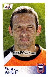 Sticker Richard Wright - Coca-Cola Championship 2008-2009 n. 254 - Panini