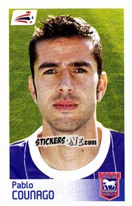 Sticker Pablo Counago - Coca-Cola Championship 2008-2009 n. 259 - Panini