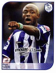 Figurina Akpa Sodje - Coca-Cola Championship 2008-2009 n. 272 - Panini