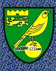 Sticker Norwich City Club Badge - Coca-Cola Championship 2008-2009 n. 277 - Panini