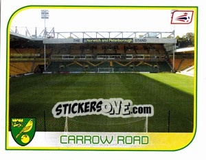 Sticker Norwich City Stadium - Coca-Cola Championship 2008-2009 - Panini