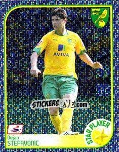 Sticker Dejan Stefanovic - Coca-Cola Championship 2008-2009 n. 281 - Panini