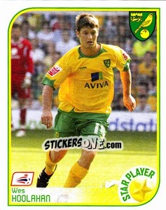 Sticker Wes Hoolahan - Coca-Cola Championship 2008-2009 n. 282 - Panini