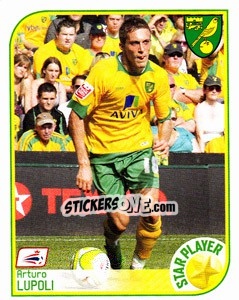 Sticker Arturo Lupoli - Coca-Cola Championship 2008-2009 n. 283 - Panini