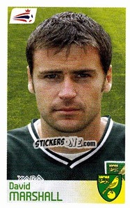 Sticker David Marshall - Coca-Cola Championship 2008-2009 n. 286 - Panini