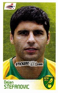 Sticker Dejan Stefanovic - Coca-Cola Championship 2008-2009 n. 288 - Panini