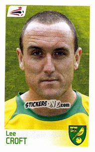 Sticker Lee Croft - Coca-Cola Championship 2008-2009 n. 289 - Panini