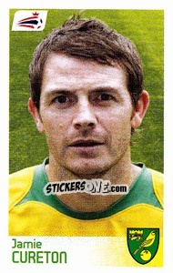 Sticker Jamie Cureton - Coca-Cola Championship 2008-2009 n. 291 - Panini