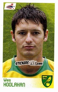 Sticker Wes Hoolahan - Coca-Cola Championship 2008-2009 n. 292 - Panini