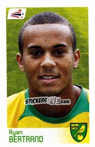 Sticker Ryan Bertrand - Coca-Cola Championship 2008-2009 n. 296 - Panini