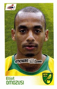 Sticker Elliot Omozusi - Coca-Cola Championship 2008-2009 - Panini