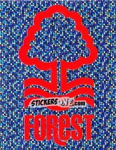 Sticker Nottingham Forest Club Badge - Coca-Cola Championship 2008-2009 n. 299 - Panini
