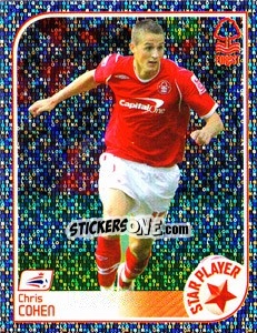 Sticker Chris Cohen - Coca-Cola Championship 2008-2009 n. 304 - Panini