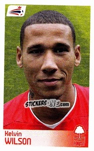 Sticker Kelvin Wilson - Coca-Cola Championship 2008-2009 n. 309 - Panini