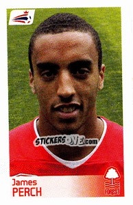 Figurina James Perch - Coca-Cola Championship 2008-2009 n. 313 - Panini