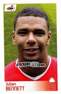 Sticker Julian Bennett - Coca-Cola Championship 2008-2009 n. 320 - Panini