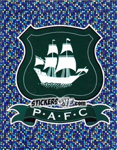 Sticker Plymouth Argyle Club Badge - Coca-Cola Championship 2008-2009 n. 321 - Panini