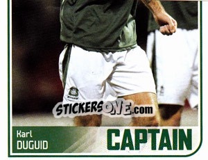 Sticker Karl Duguid - Coca-Cola Championship 2008-2009 - Panini