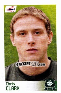 Sticker Chris Clark - Coca-Cola Championship 2008-2009 n. 333 - Panini