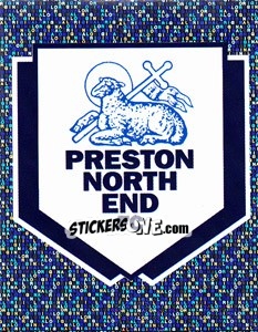 Sticker Preston North End Club Badge - Coca-Cola Championship 2008-2009 - Panini