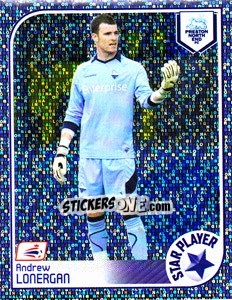 Sticker Andrew Lonergan - Coca-Cola Championship 2008-2009 n. 345 - Panini