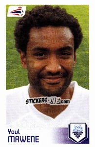 Sticker Youl Mawene - Coca-Cola Championship 2008-2009 n. 356 - Panini