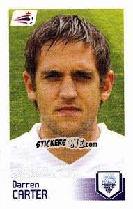 Sticker Darren Carter - Coca-Cola Championship 2008-2009 n. 360 - Panini