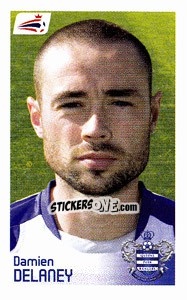 Sticker Damien Delaney - Coca-Cola Championship 2008-2009 - Panini