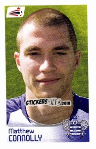 Sticker Matthew Connolly - Coca-Cola Championship 2008-2009 n. 383 - Panini