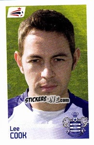 Sticker Lee Cook - Coca-Cola Championship 2008-2009 n. 384 - Panini