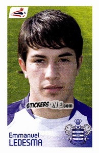 Sticker Emmanuel Ledesma - Coca-Cola Championship 2008-2009 n. 385 - Panini