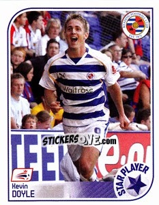 Sticker Kevin Doyle - Coca-Cola Championship 2008-2009 n. 391 - Panini
