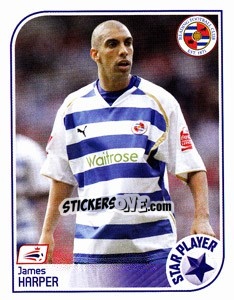 Sticker James Harper - Coca-Cola Championship 2008-2009 n. 393 - Panini