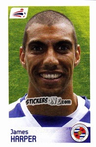 Sticker James Harper - Coca-Cola Championship 2008-2009 n. 404 - Panini