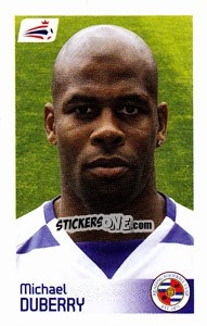Sticker Michael Duberry - Coca-Cola Championship 2008-2009 n. 408 - Panini