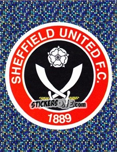 Sticker Sheffield United Club Badge - Coca-Cola Championship 2008-2009 - Panini
