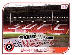 Cromo Sheffield United Stadium - Coca-Cola Championship 2008-2009 - Panini