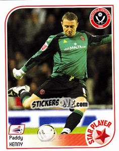 Sticker Paddy Kenny - Coca-Cola Championship 2008-2009 n. 411 - Panini