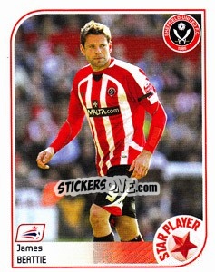 Sticker James Beattie - Coca-Cola Championship 2008-2009 n. 414 - Panini