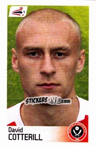 Sticker David Cotterill - Coca-Cola Championship 2008-2009 n. 420 - Panini