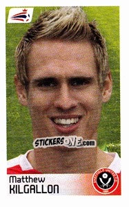 Sticker Matthew Kilgallon - Coca-Cola Championship 2008-2009 n. 422 - Panini
