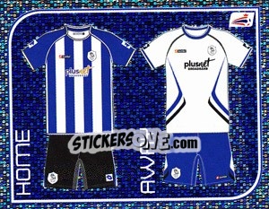 Sticker Sheffield Wednesday Kits - Coca-Cola Championship 2008-2009 n. 434 - Panini