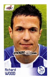 Sticker Richard Wood - Coca-Cola Championship 2008-2009 n. 448 - Panini