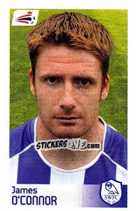 Sticker James O'Connor - Coca-Cola Championship 2008-2009 n. 449 - Panini