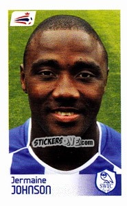 Sticker Jermaine Johnson - Coca-Cola Championship 2008-2009 n. 451 - Panini