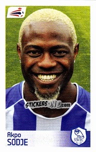 Sticker Akpo Sodje - Coca-Cola Championship 2008-2009 n. 452 - Panini