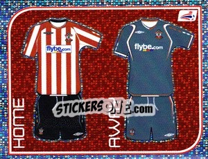 Sticker Southampton Kits - Coca-Cola Championship 2008-2009 - Panini